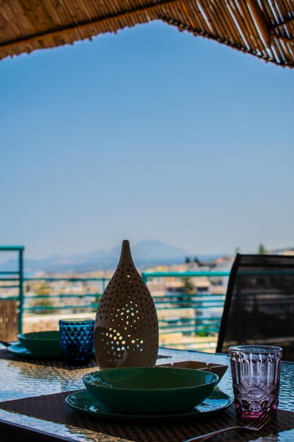Rooftop With Sea View In Central Rethymno Esterno foto