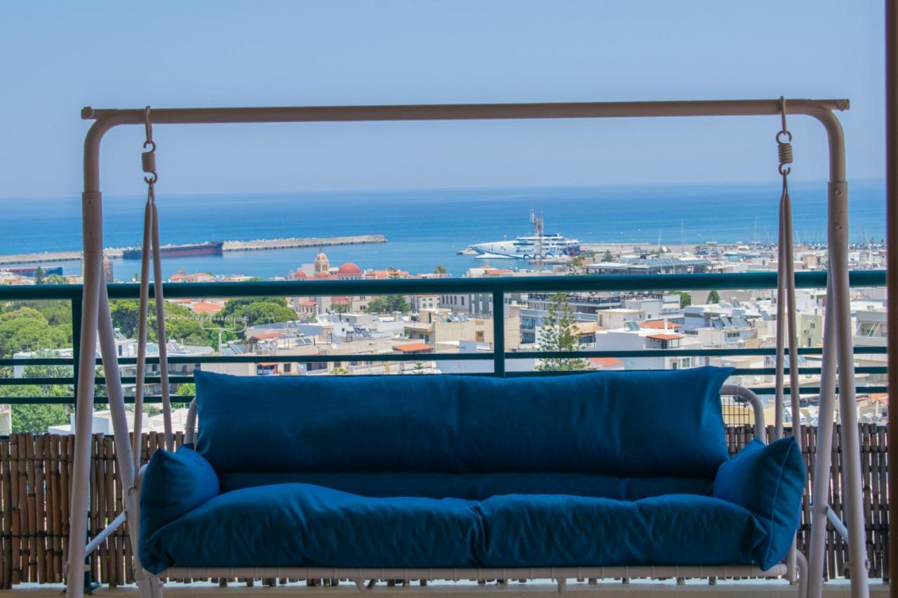 Rooftop With Sea View In Central Rethymno Esterno foto
